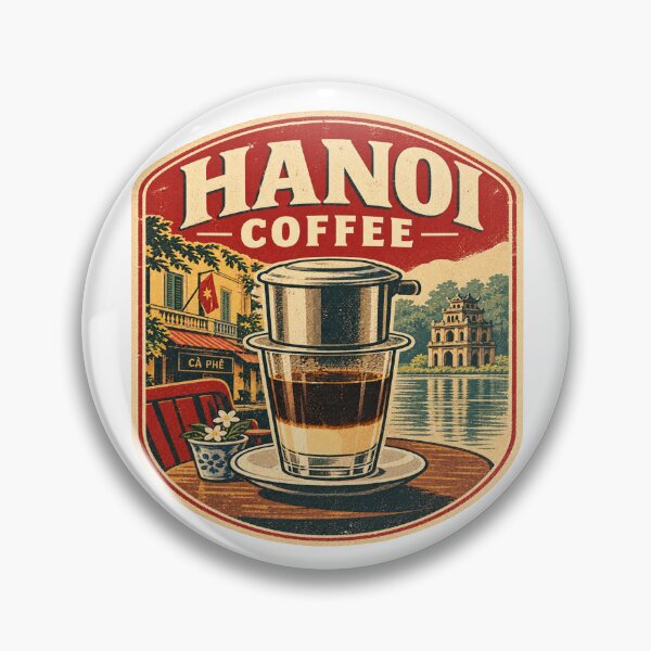 Item preview, Hanoi Vietnamese Coffee – Vintage Vietnam Travel Design designed and sold by Globalcitytees.