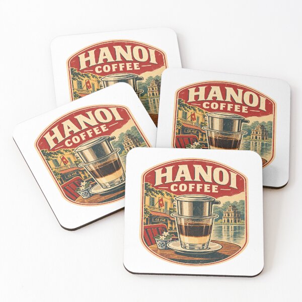Item preview, Hanoi Vietnamese Coffee – Vintage Vietnam Travel Design designed and sold by Globalcitytees.