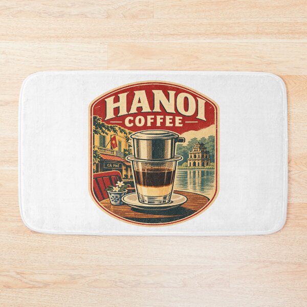 Item preview, Hanoi Vietnamese Coffee – Vintage Vietnam Travel Design designed and sold by Globalcitytees.