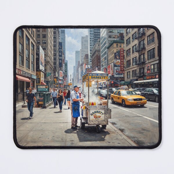 Item preview, NYC Retro Hot Dog Cart designed and sold by Home Decor Art.