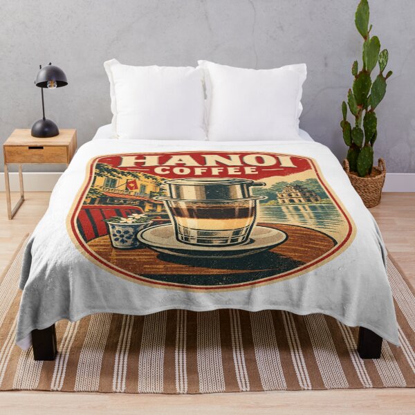 Item preview, Hanoi Vietnamese Coffee – Vintage Vietnam Travel Design designed and sold by Globalcitytees.