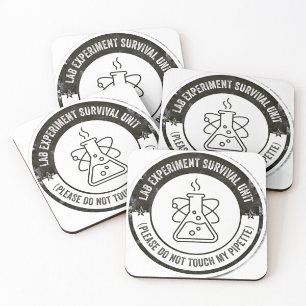 Item preview, Lab Experiment Survival Unit - Please Do Not Touch My Pipette Funny Scientist Sticker designed and sold by IbericoStudio.