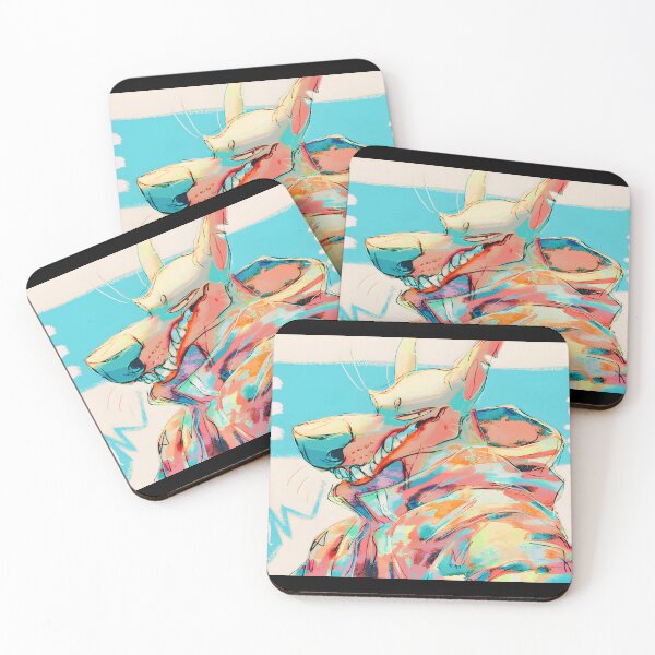 Item preview, Vibrant Canine Portrait with Abstract Elements designed and sold by elijbclaude.
