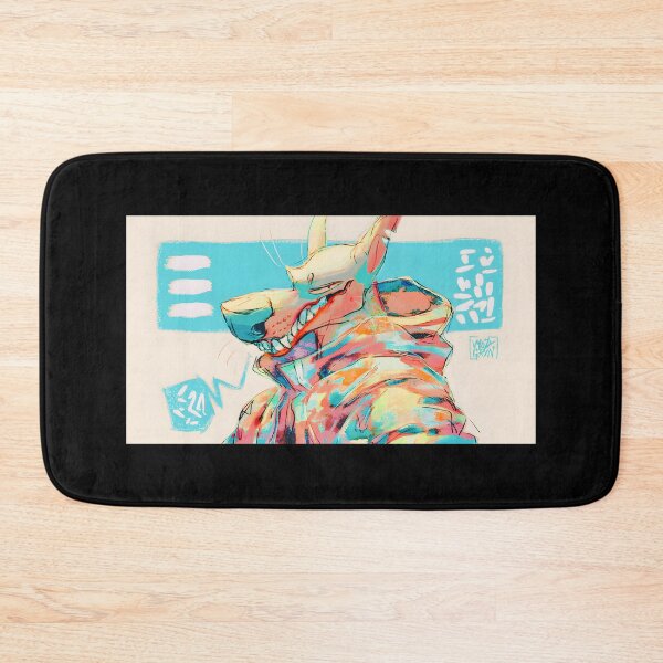 Item preview, Vibrant Canine Portrait with Abstract Elements designed and sold by elijbclaude.