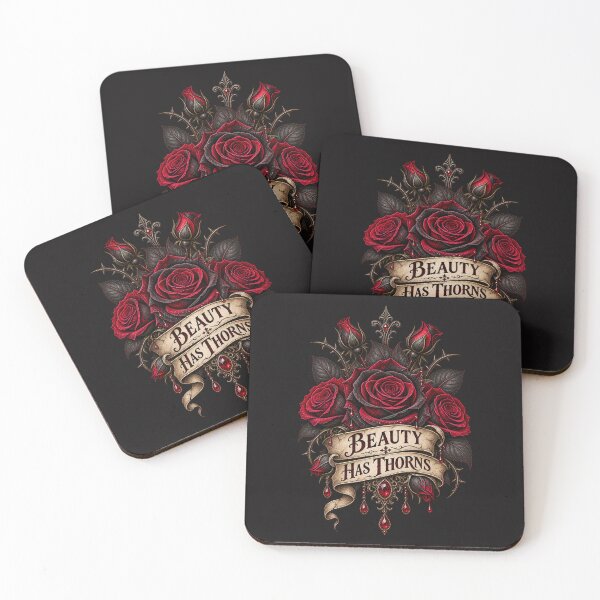 Item preview, Beauty Has Thorns – Dark Gothic Rose Design designed and sold by MetaModel Editions.