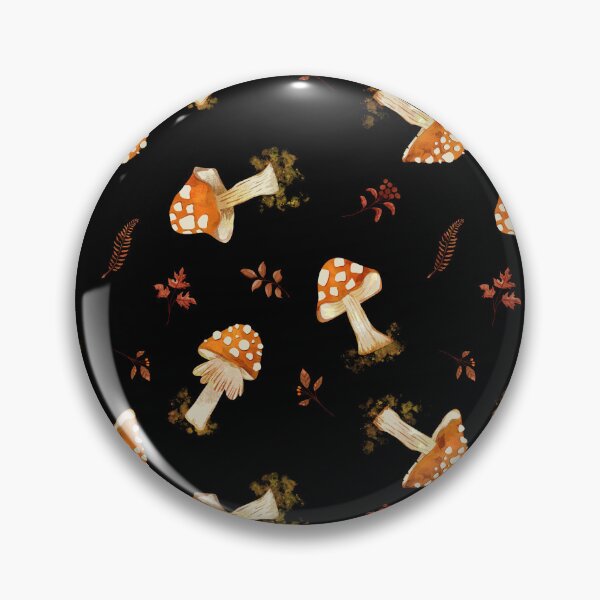 Item preview, Dark Academia Vintage Amanita Mushroom Fern designed and sold by FestivityFinds.