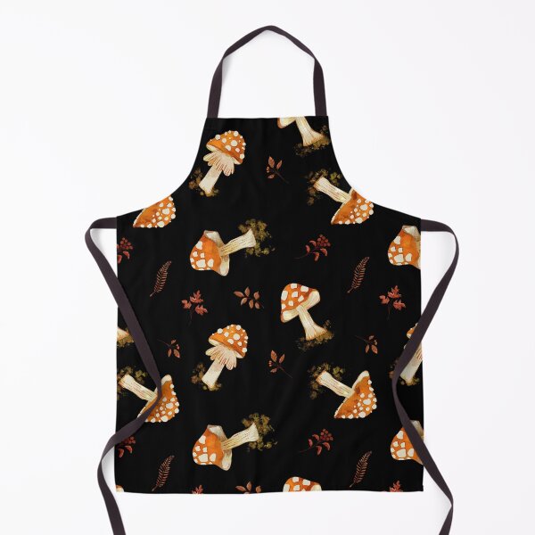 Item preview, Dark Academia Vintage Amanita Mushroom Fern designed and sold by FestivityFinds.