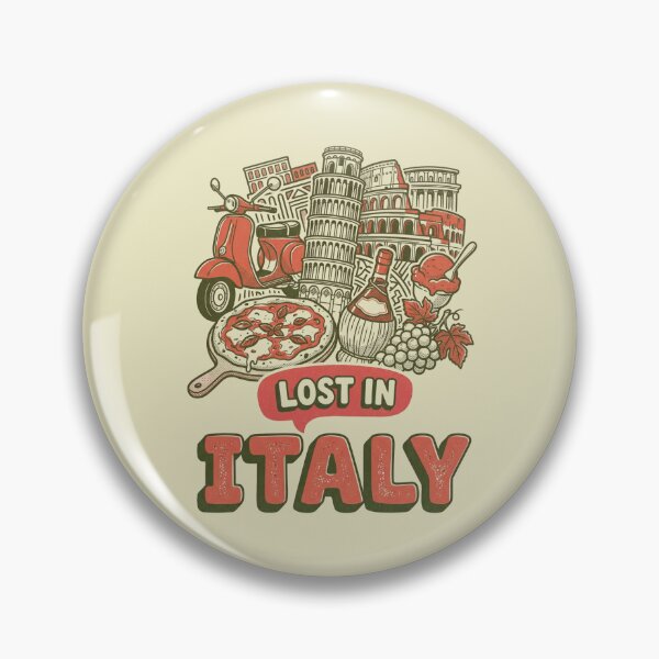Item preview, Lost In Italy Vintage Comic Travel Doodle Art designed and sold by Ada’s Mystic Atelier .
