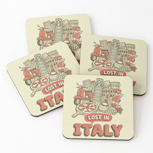 Item preview, Lost In Italy Vintage Comic Travel Doodle Art designed and sold by Ada’s Mystic Atelier .