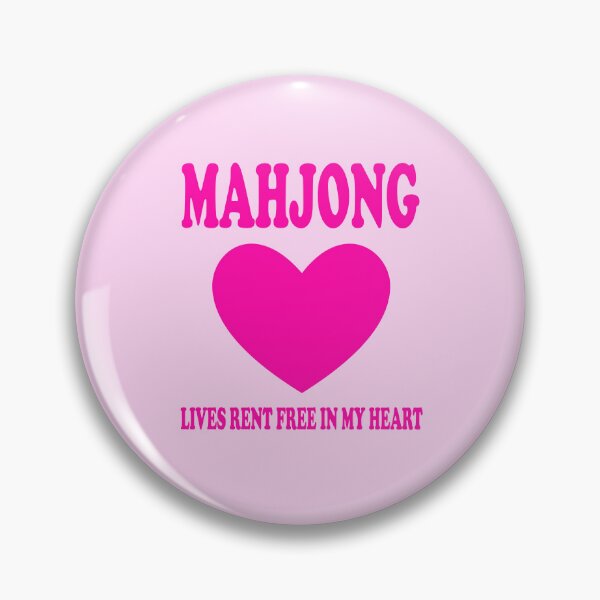 Item preview, Mahjong Lives Rent Free In My Heart designed and sold by NinniSilver.