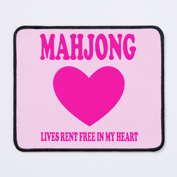 Item preview, Mahjong Lives Rent Free In My Heart designed and sold by NinniSilver.