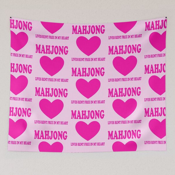 Item preview, Mahjong Lives Rent Free In My Heart designed and sold by NinniSilver.