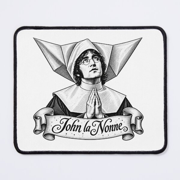 Item preview, John the Nun – Offbeat and irreverent Gothic engraving designed and sold by MilkGraphX.