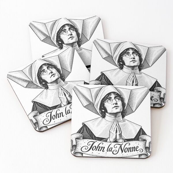 Item preview, John the Nun – Offbeat and irreverent Gothic engraving designed and sold by MilkGraphX.