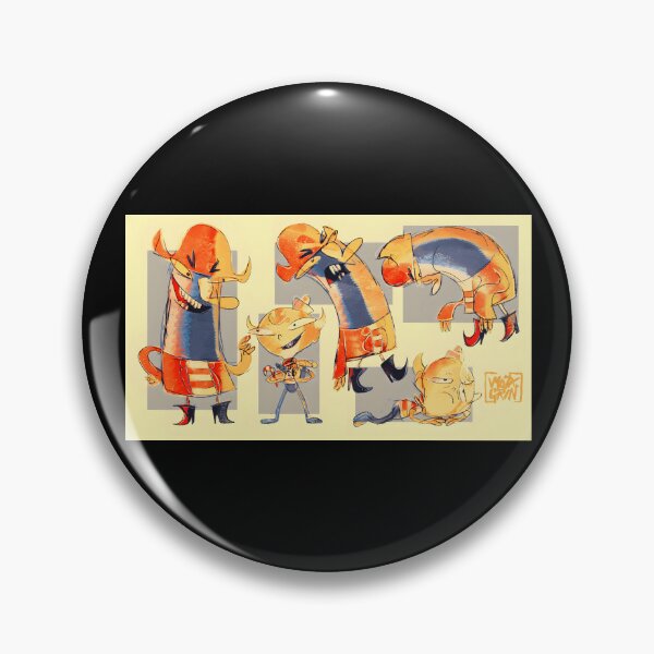 Item preview, Dynamic Cartoon Characters in Bold Colors designed and sold by elijbclaude.