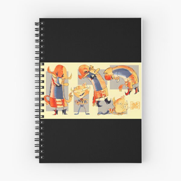 Item preview, Dynamic Cartoon Characters in Bold Colors designed and sold by elijbclaude.