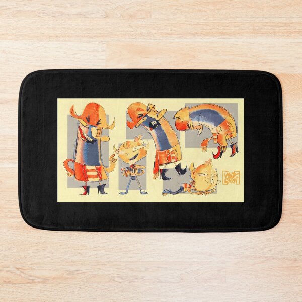 Item preview, Dynamic Cartoon Characters in Bold Colors designed and sold by elijbclaude.