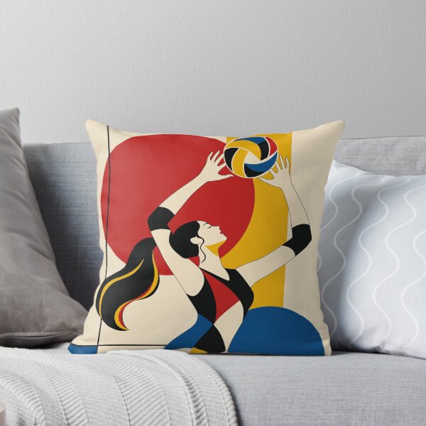 Item preview, Volleyball Art Print, Female Volleyball Print , Volleyball Girl Art, Athlete Gift, Modern Sports Decor, Volleyball Team Gift designed and sold by Studio pod Burom.