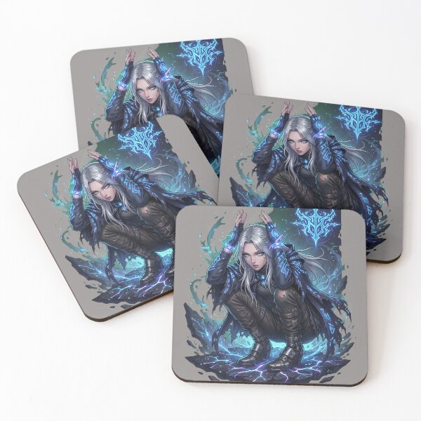 Item preview, Crouching Pose Portrait Blue Outfit-49 designed and sold by PatrickObojes.
