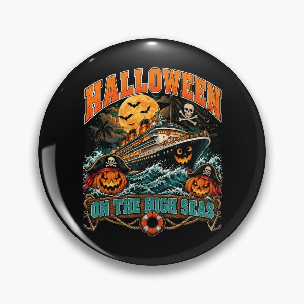 Item preview, Halloween on the High Seas Pirate Ship designed and sold by ROUX-ART.