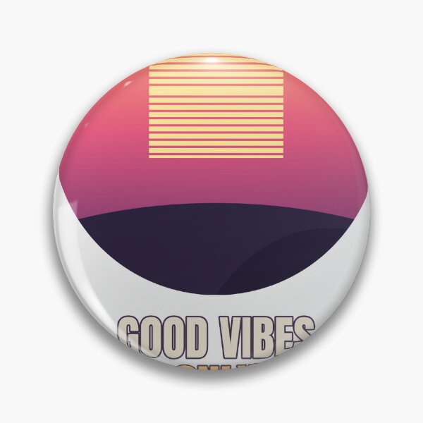 Item preview, good-vibes-only-retro-sunset designed and sold by kyoubi100.