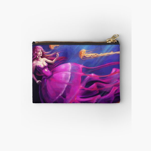 Item preview, Pink Jellyfish Mermaid Beneath the Ocean designed and sold by IsidoreVannier.