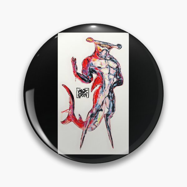 Item preview, Sharkman Monster Illustration designed and sold by elijbclaude.