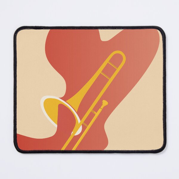 Item preview, Trombone Art Print, Jazz Music Print, Brass Instrument Art, Trombone Player Gift, Retro Music Room Decor, Modern Abstract Print designed and sold by Studio pod Burom.