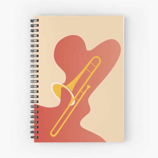 Item preview, Trombone Art Print, Jazz Music Print, Brass Instrument Art, Trombone Player Gift, Retro Music Room Decor, Modern Abstract Print designed and sold by Studio pod Burom.