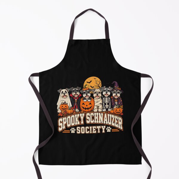 Item preview, Spooky Schnauzer Society Halloween Dogs designed and sold by ROUX-ART.
