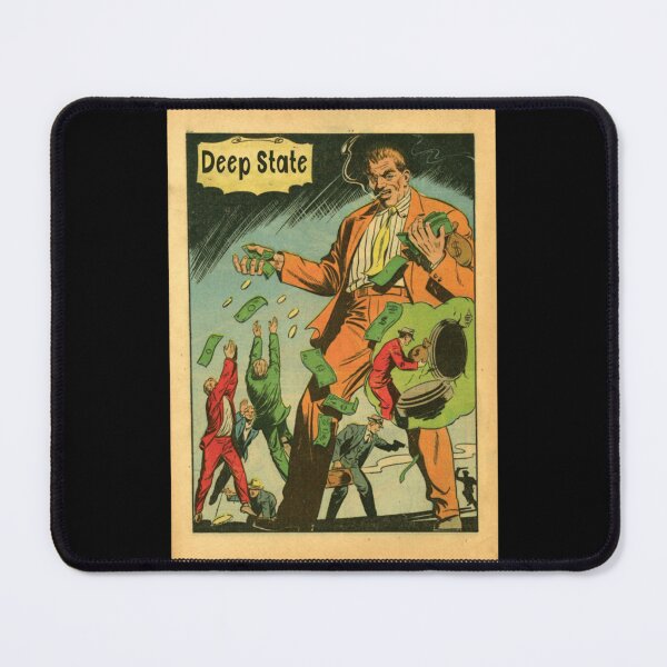 Item preview, Deep State Vintage Illustrated Poster Design designed and sold by Cut-out-idols.