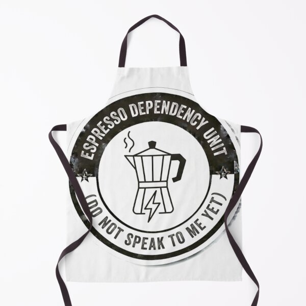 Item preview, Espresso Dependency Unit - Do Not Speak To Me Yet Funny Coffee Lover Sticker designed and sold by IbericoStudio.
