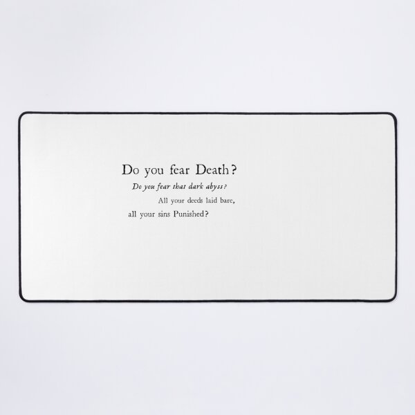 Item preview, do you fear death? designed and sold by geeksvintage.