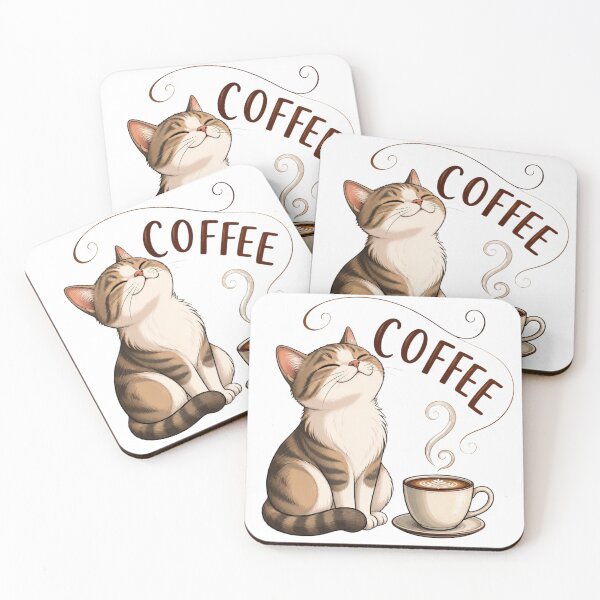 Item preview, Cozy Cat & Coffee Lover Design designed and sold by Mona Artistry.