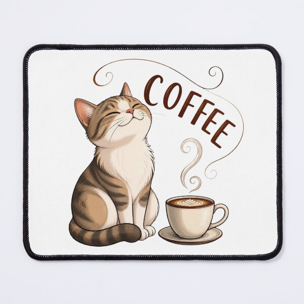 Item preview, Cozy Cat & Coffee Lover Design designed and sold by moon2020m.