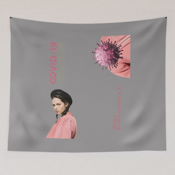 Item preview, COVID-19 Sweet Friend Surreal Art T-Shirt-26 designed and sold by SergejPrivalov.
