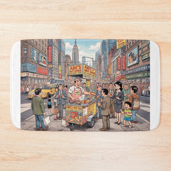 Item preview, Pop Art NYC Street Food  designed and sold by Home Decor Art.