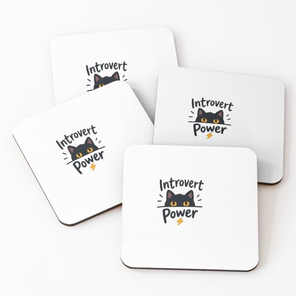 Item preview, Introvert Power Cute Sarcastic Quote designed and sold by Stefan Manuel.