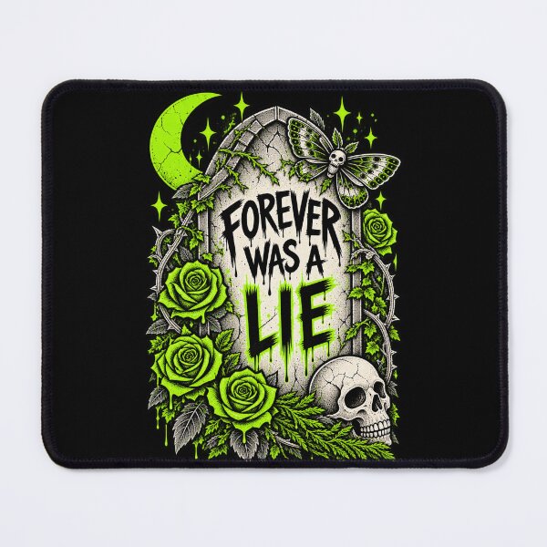 Item preview, Forever Was a Lie – Neon Gothic Tombstone Design designed and sold by MetaModel Editions.