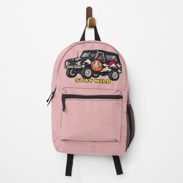Item preview, Pixel Daruma 4x4 – Japanese Retro Off-Road Art | Stay Wild designed and sold by KASUMINK.