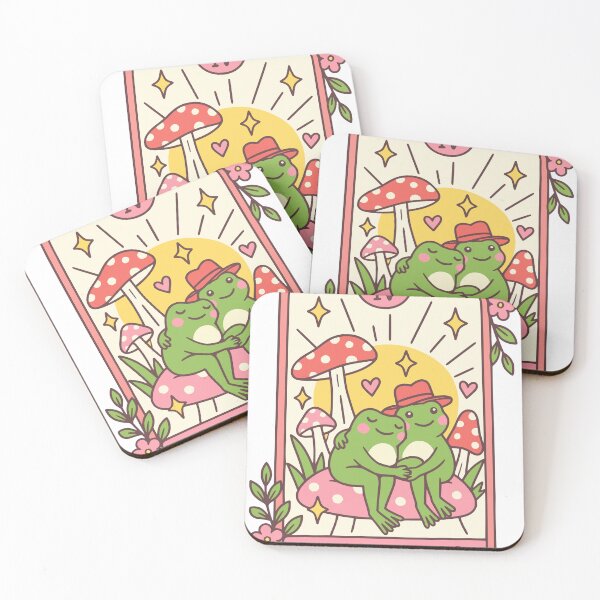 Item preview, Cute Frog Lovers Tarot Card designed and sold by Doodlywood.