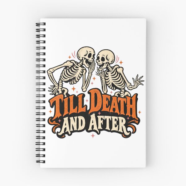 Item preview, Till Death And After Skeleton Gossip Halloween T-Shirt designed and sold by PhelipeCasanova.