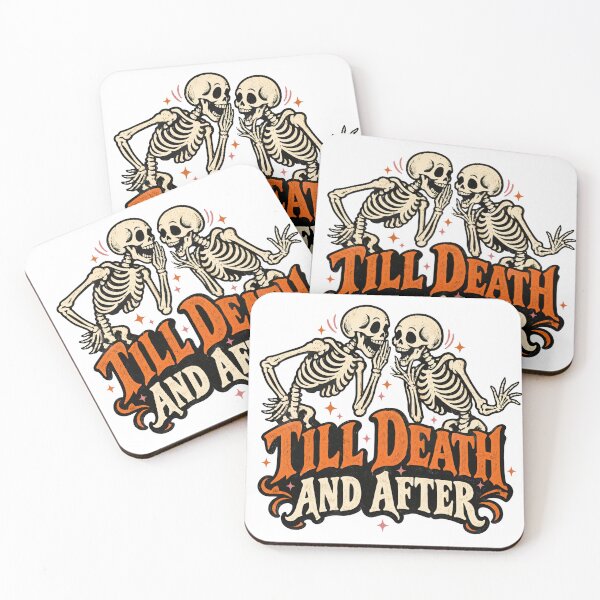 Item preview, Till Death And After Skeleton Gossip Halloween T-Shirt designed and sold by PhelipeCasanova.