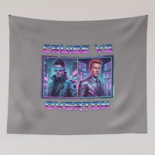 Item preview, CRUISE VS OVERTON Meme Retro Glitch Graphic-28 designed and sold by PatrickObojes.