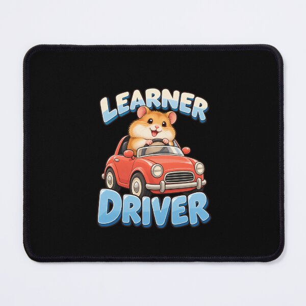 Item preview, Cute Hamster Learner Driver designed and sold by PunchDrop.