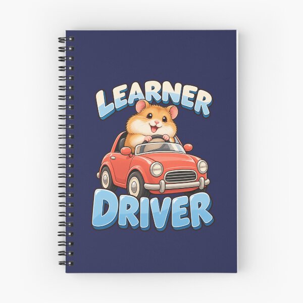 Item preview, Cute Hamster Learner Driver designed and sold by PunchDrop.