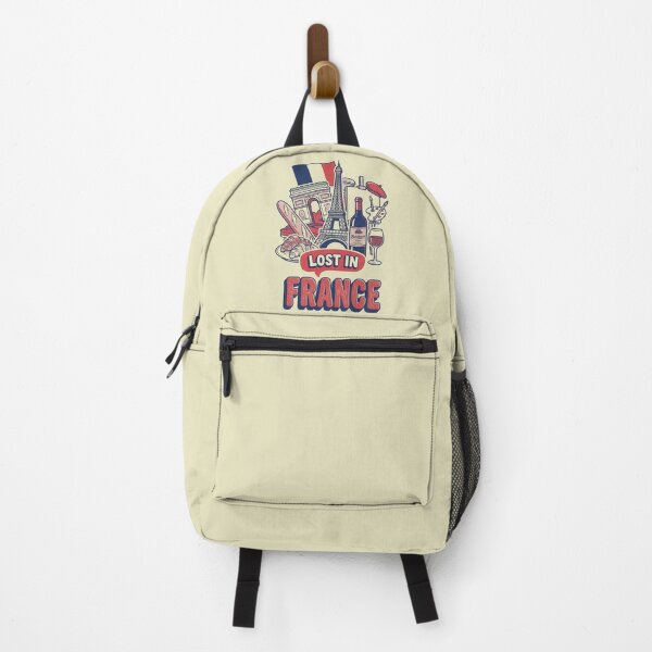 Item preview, Lost In France Retro French Cartoon Doodle Art designed and sold by Ada’s Mystic Atelier .