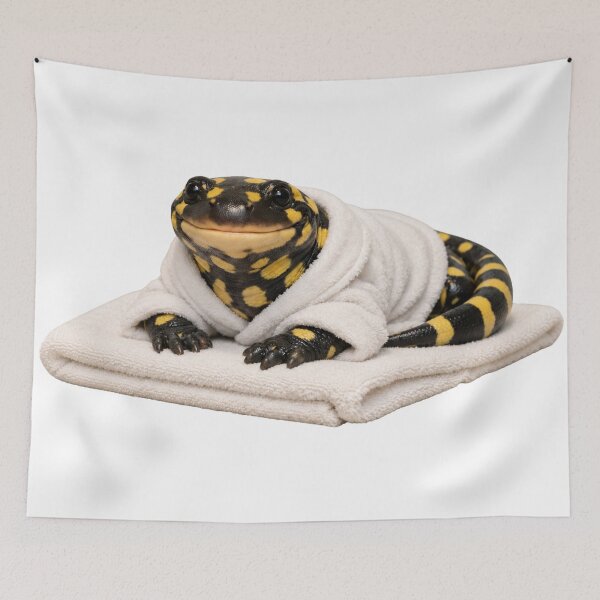 Item preview, Bathrobe Tiger Salamander designed and sold by Sillytoe.