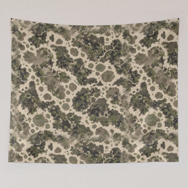 Item preview, Lichen Woodland Camouflage – Olive Stone Organic Camo Pattern designed and sold by Bodique.