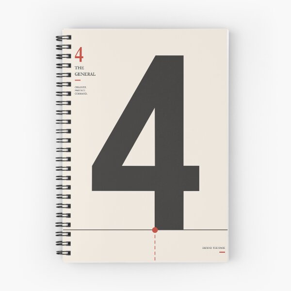 Item preview, Minimalist Football Number 4 Print, Defender Art, Soccer Poster, Sports Decor, Modern Football Illustration designed and sold by Studio pod Burom.